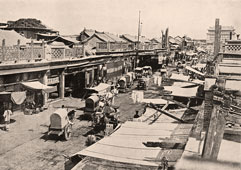 Beijing. Zhengyangmen street, cart, between 1900 and 1910