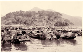 Hong Kong. Aberdeen Harbor, between 1890 and 1920