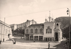 Tbilisi. Griboedovskaya and Moscow streets, Fedoseevskaya church
