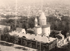 Tbilisi. Saint George's Church, Alexander Garden and Vorontsovskaya Embankment