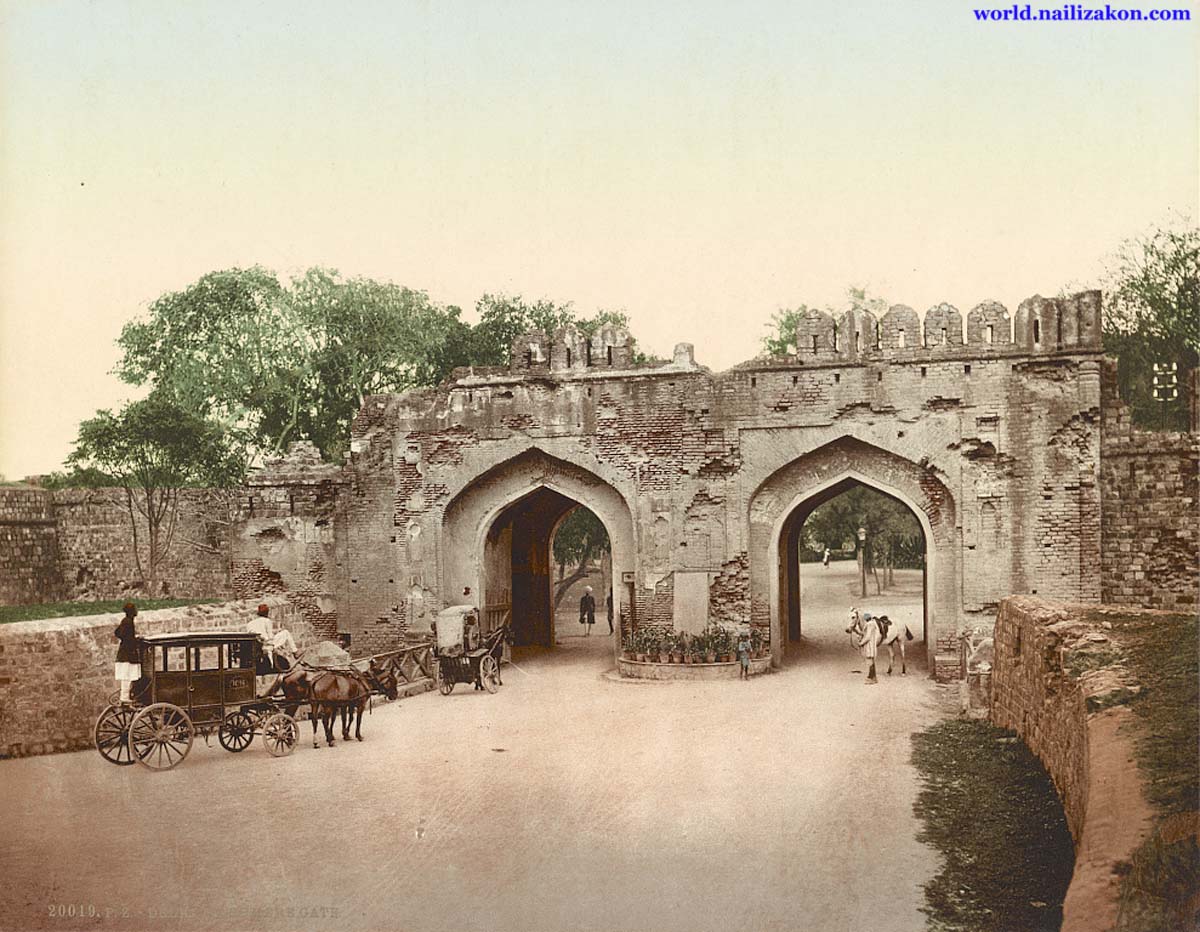 Delhi. Kashmere Gate, circa 1890