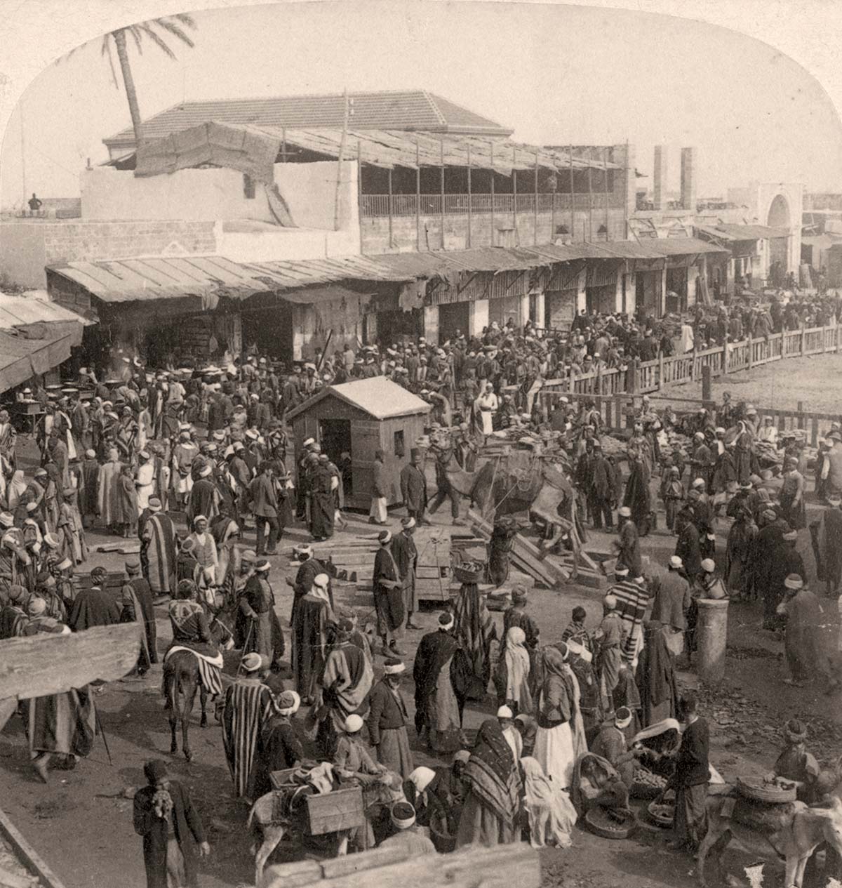 Tel Aviv. Bazaar, circa 1890