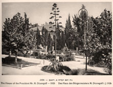 Tel Aviv. House of the President M. Dizengoff, 1926