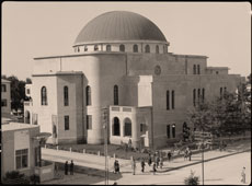 Tel Aviv. Large synagogue Ashkenazim, between 1900 and 1920