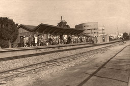 Tel Aviv. Main Railway Station, 1944