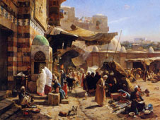 Tel Aviv. Market at Jaffa, 1877