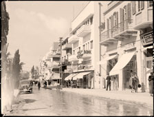 Tel Aviv. Nachlat (Nahalat) Benjamin Avenue looking north, between 1920 and 1946