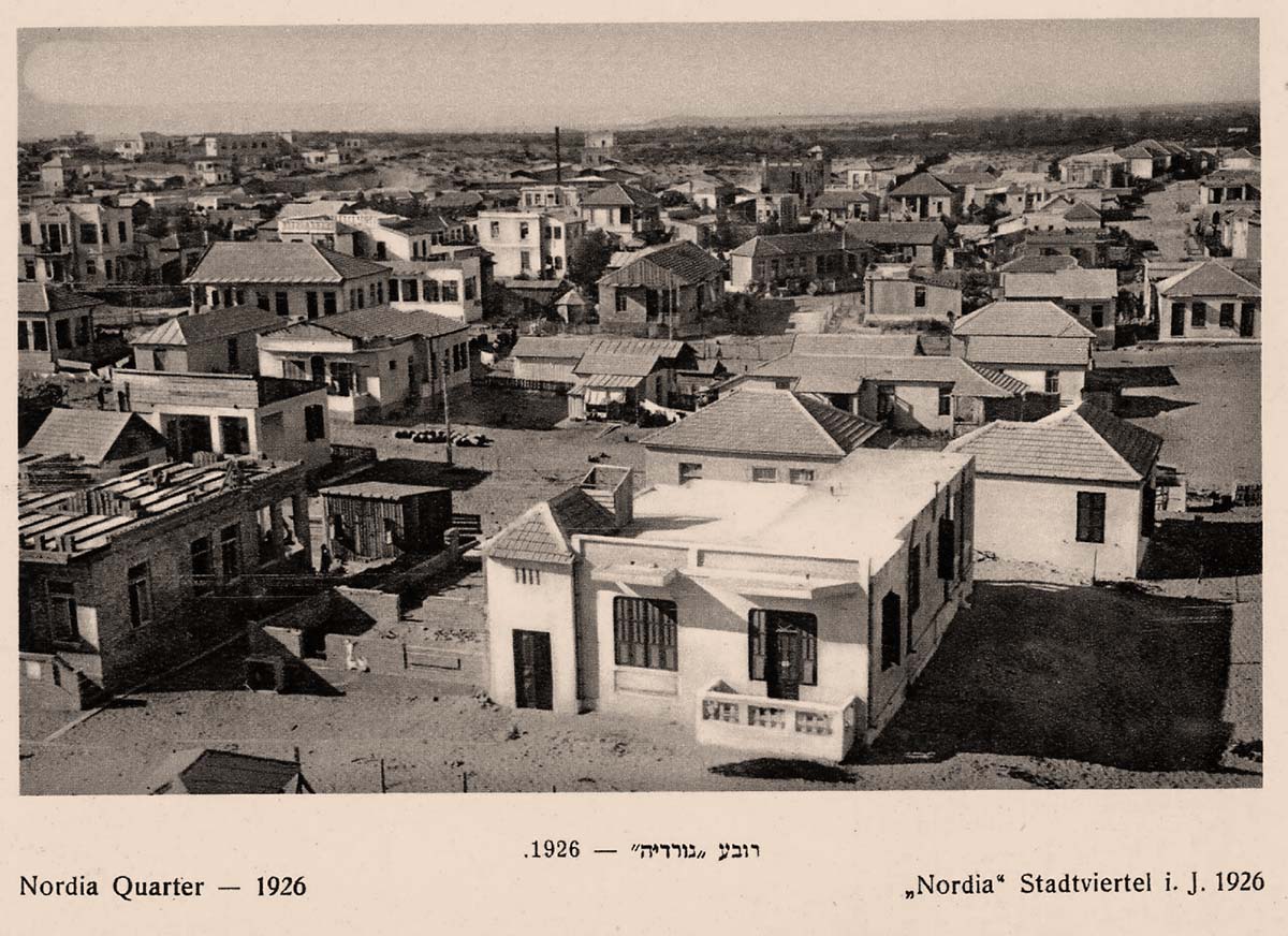 Tel Aviv. Nordia Quarter, 1926