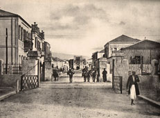 Tel Aviv. Panorama of the city street, 1909