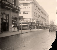 Tel Aviv. Panorama of the city street, between 1920 and 1946