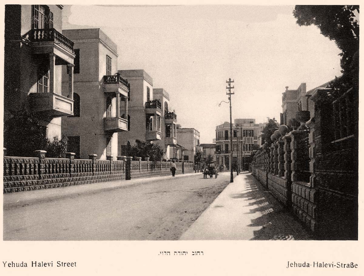 Tel Aviv. Yehuda Halevi Street, 1910