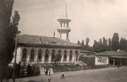 Alma-Ata. Cinema in a former Tatar mosque, circa 1930