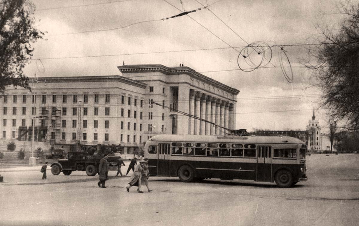 Alma-Ata. Government House of the Kazakh SSR, 1960s