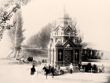 Alma-Ata. Znamenskaya chapel in memory of the earthquake of 1887