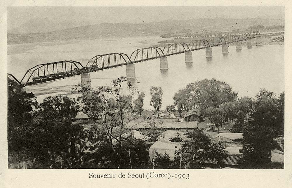 Seoul. Panorama of Railway Bridge, 1903