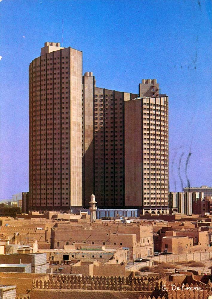 Riyadh. Ar-Riyad Street, Skyscraper, 1983