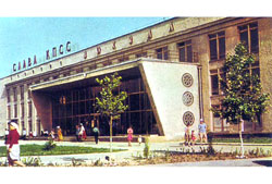 Душанбе. Железнодорожный вокзал, 70-е годы