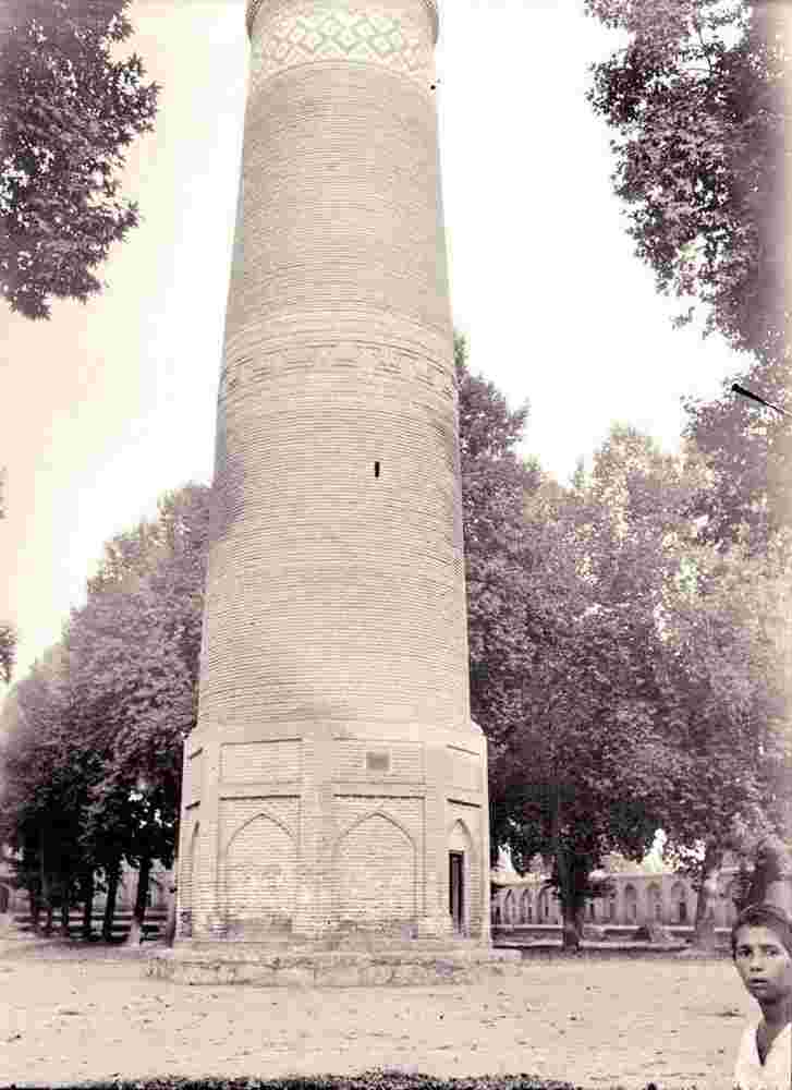 Andijan. Minaret of the Friday Mosque, circa 1925