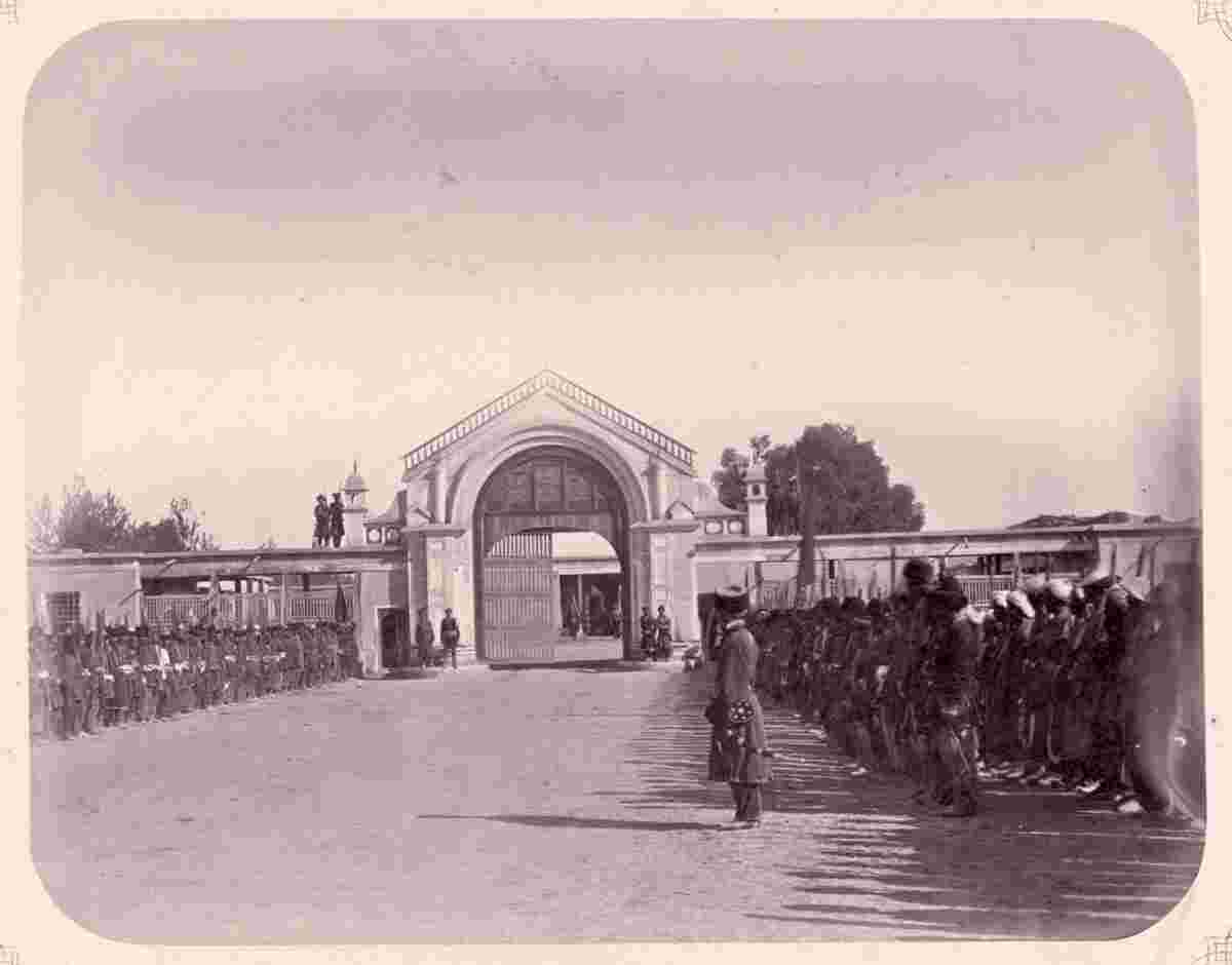 Andijan. Gate of the palace of the son of the Kokand Khan