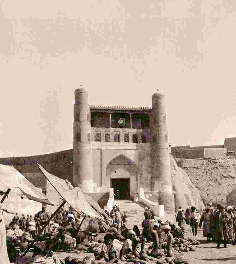 Bukhara. Entrance to Ark palace