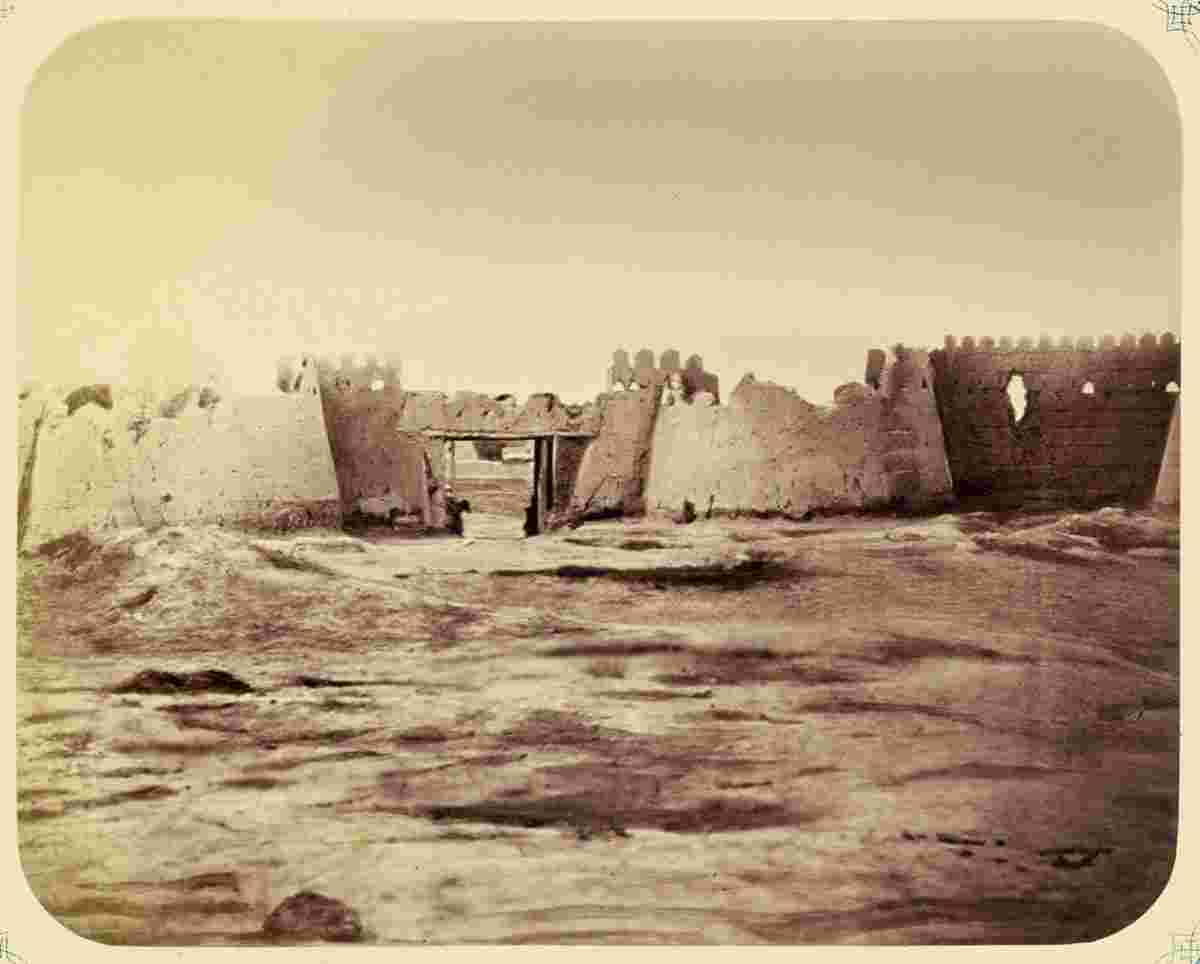 Jizzakh. Ravatlyk gate, place of assault on October 18, 1866