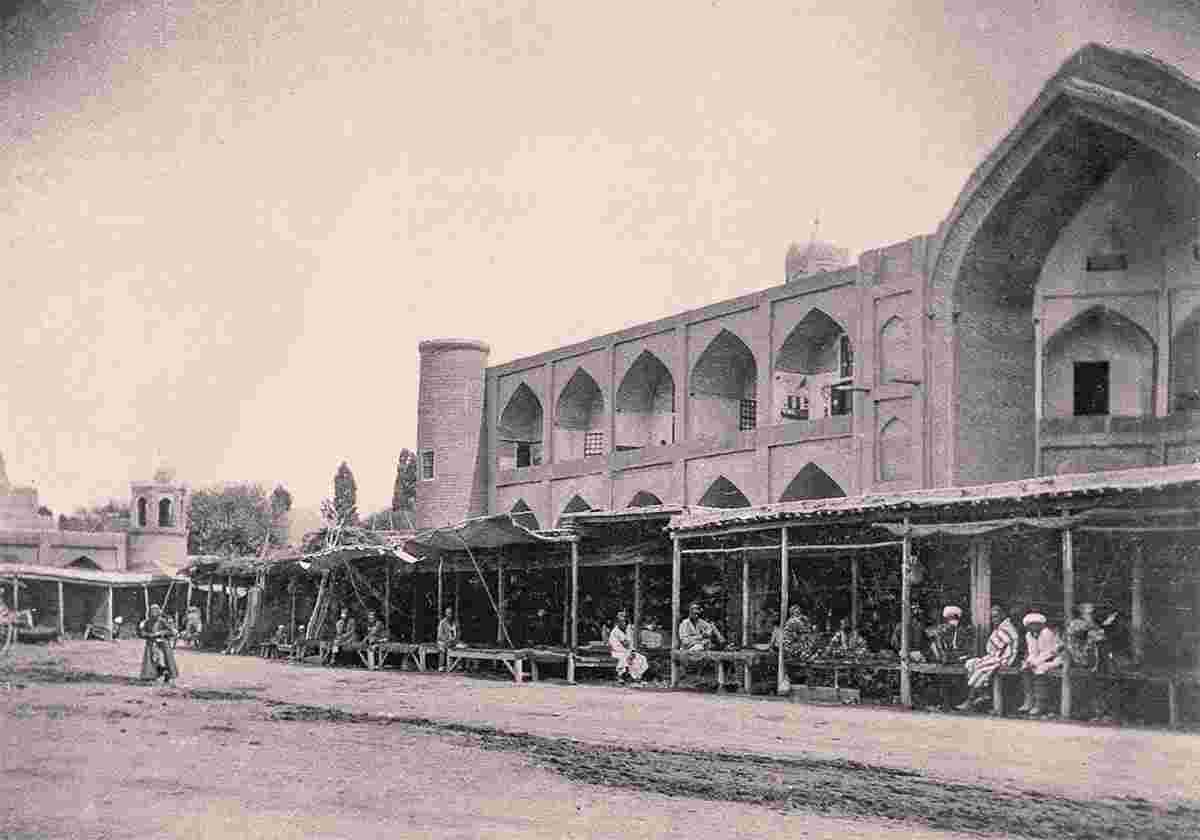 Kokand. Chorsu plaza, Ming Oyim madrasa, 1899