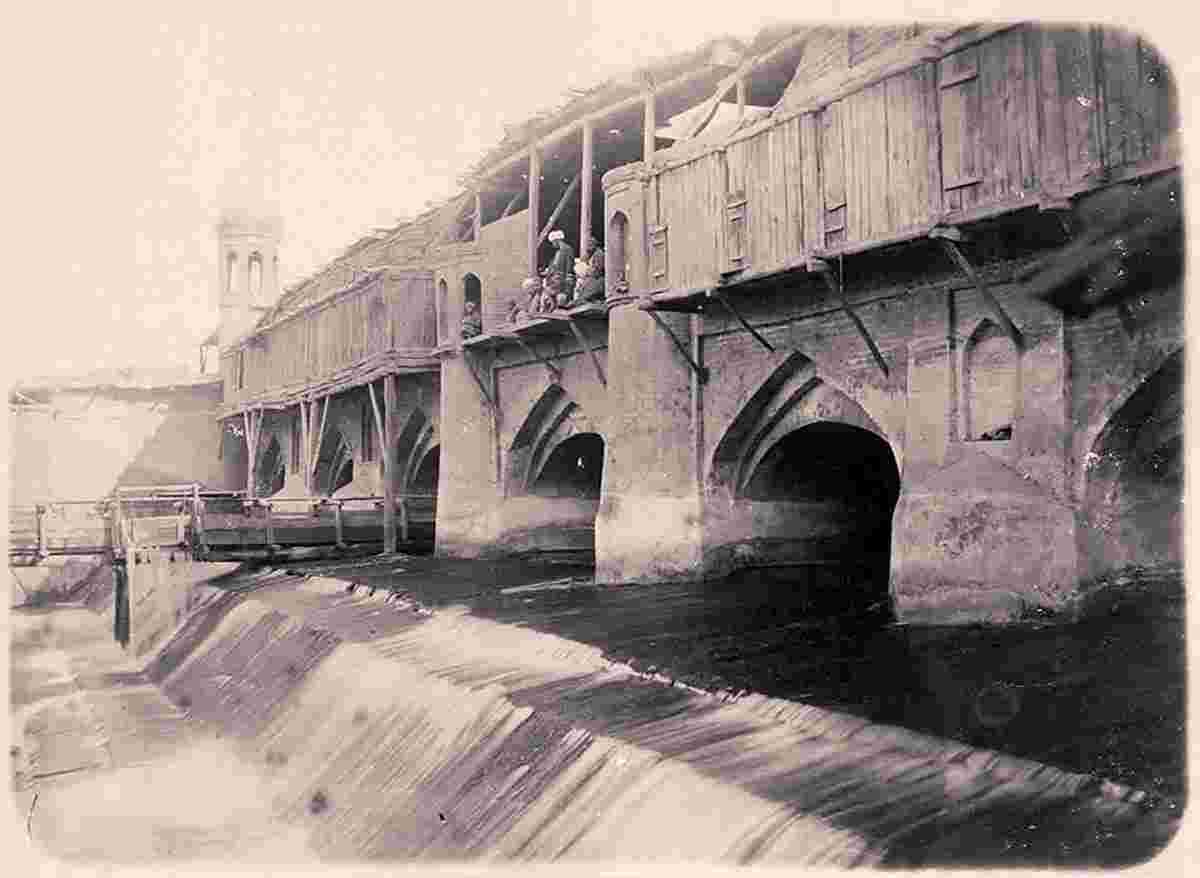 Kokand. Stone bridge of Muhammad Ali Khan, 1914