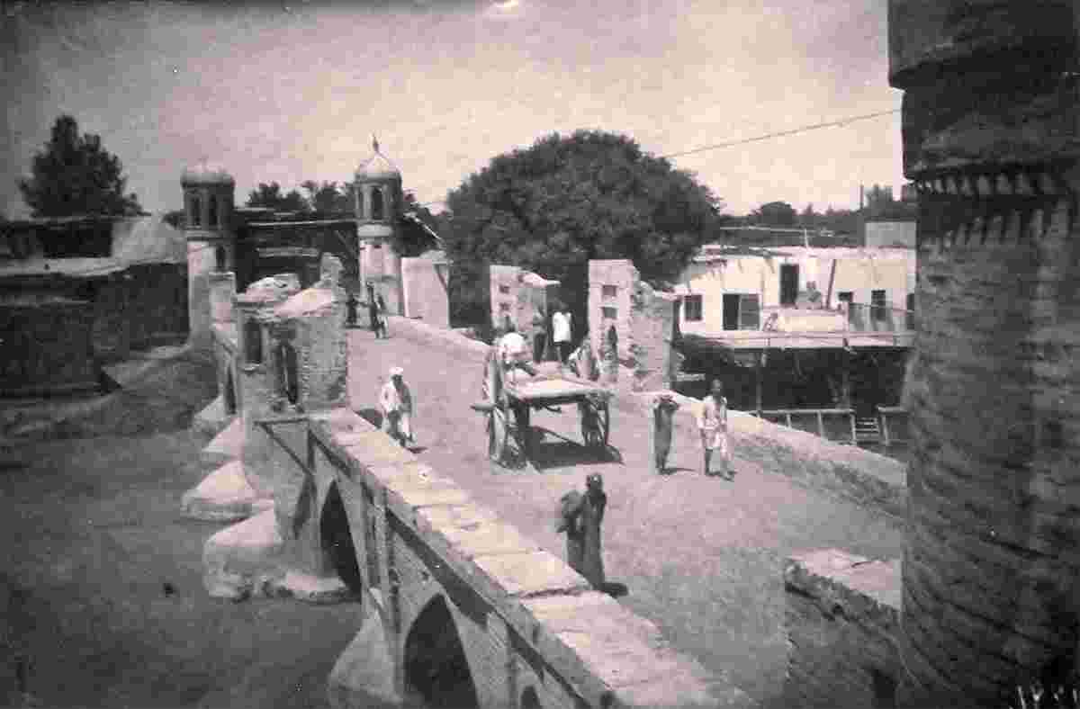 Kokand. Stone bridge of Muhammad Ali Khan, 1950