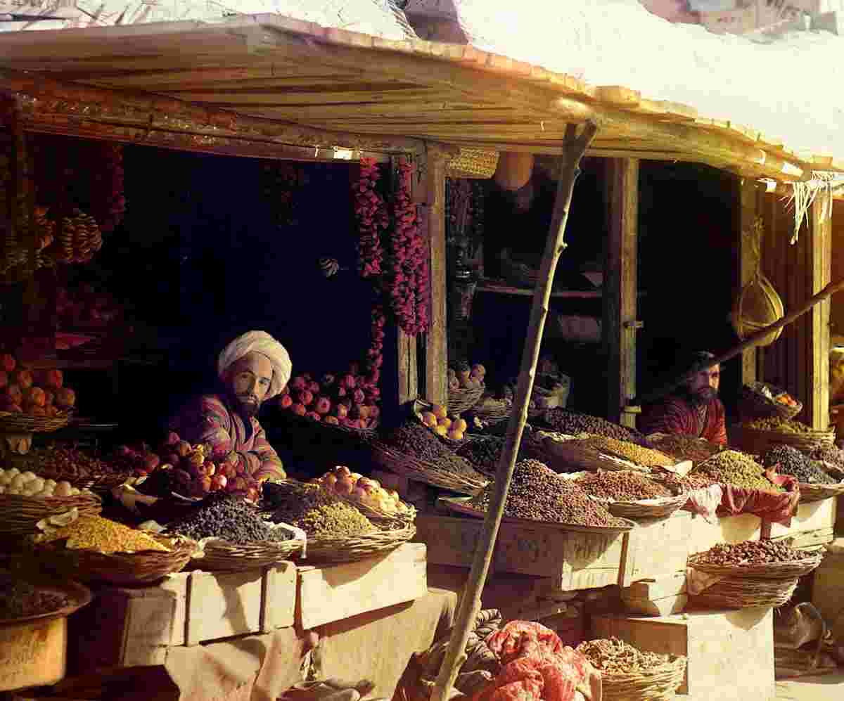 Samarkand. Fruit market, 1905