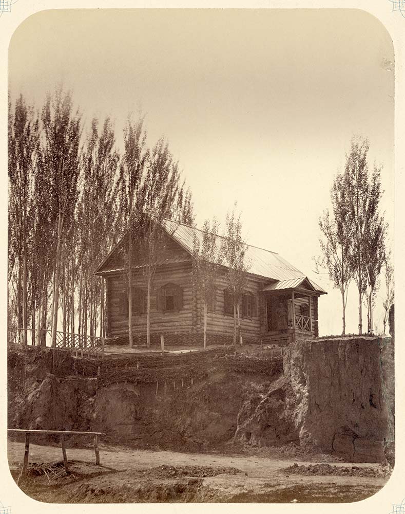 Tashkent. A Russian hut on the way out of the city, between 1865 and 1872
