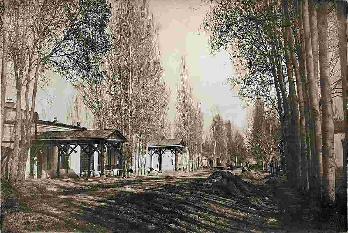 Tashkent. Sobornaya street, the house of the military governor of the Syrdarya region, 1889