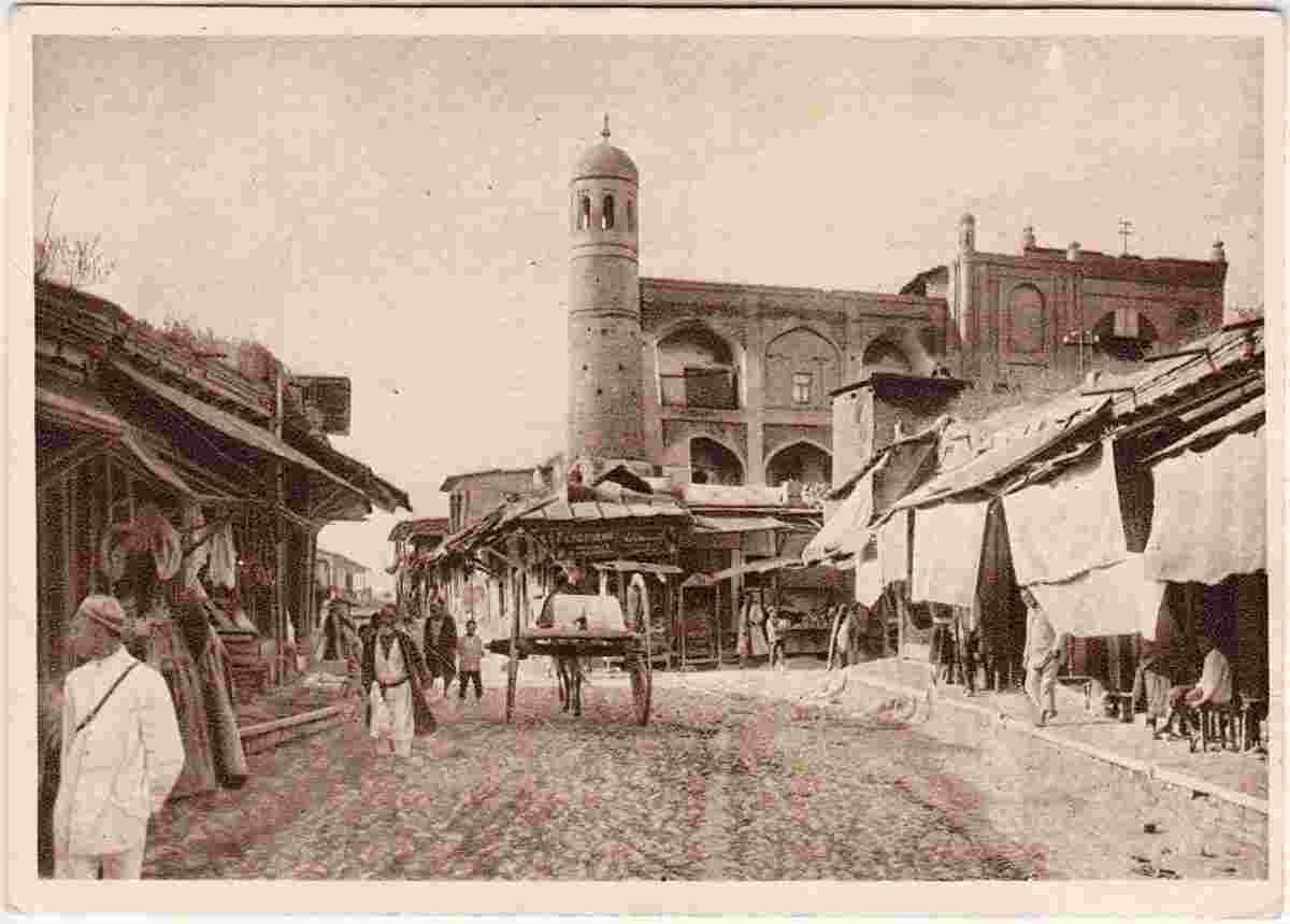 Tashkent. View on Kukeldash and the bazaar in the old town