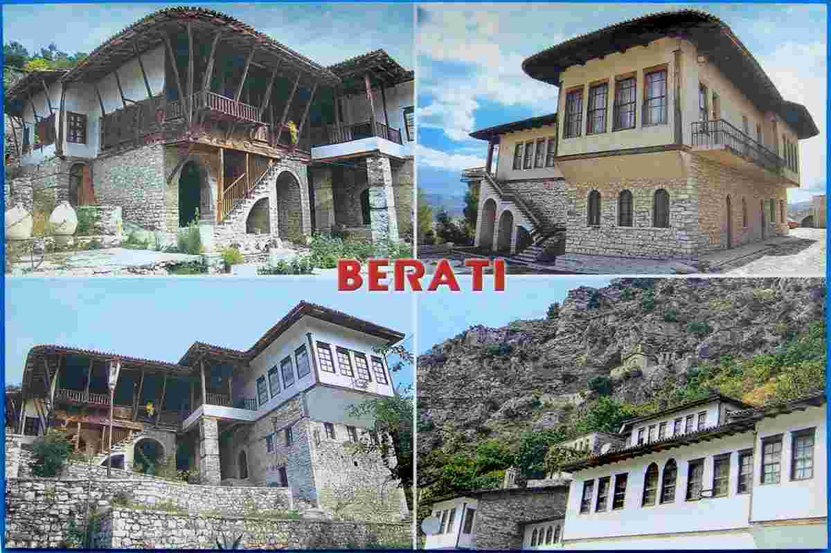 Berat. Houses