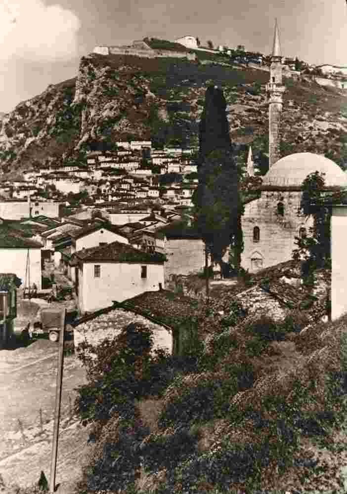 Berat. Panorama of Town and Castle