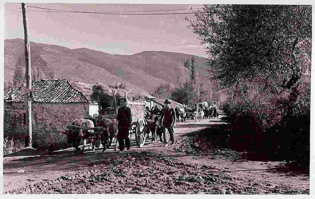 Berat. Town street, 1940s