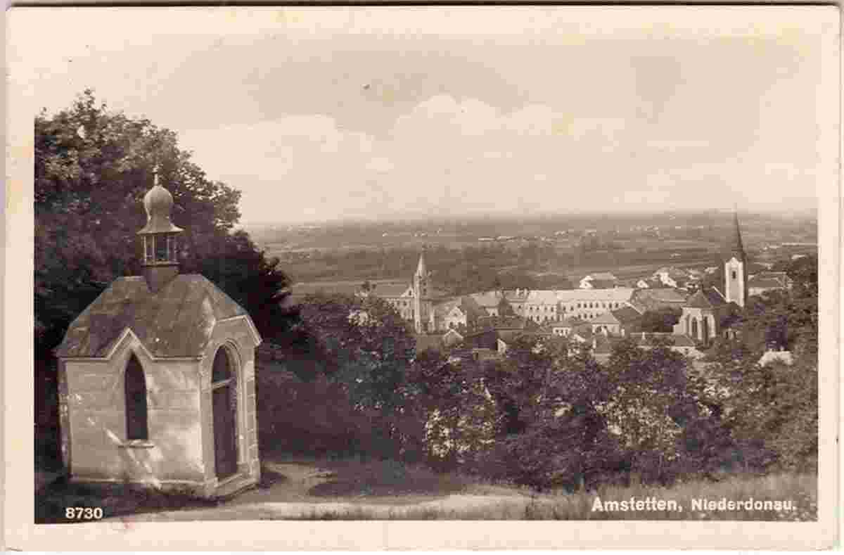 Blick am Amstetten, Kapelle, 1941