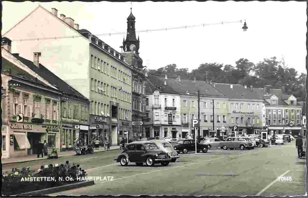 Amstetten. Hauptplatz, 1967