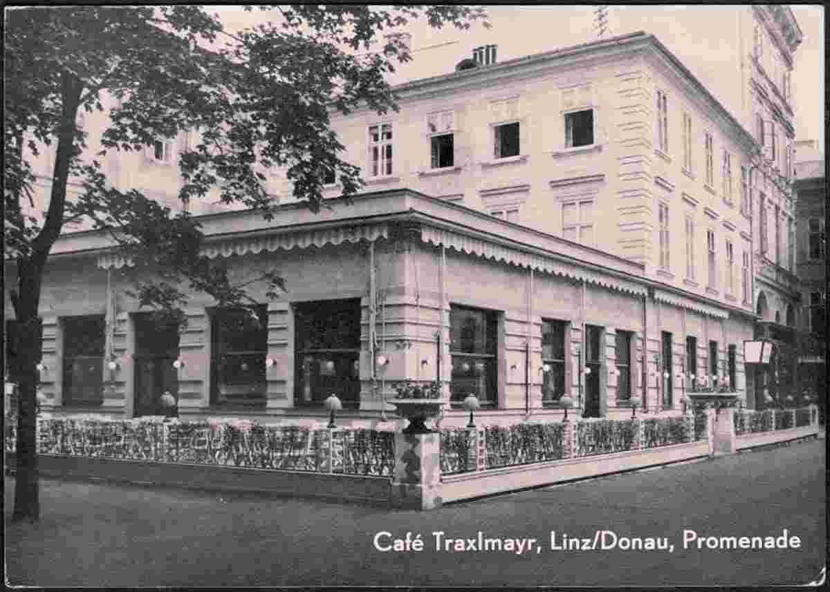 Linz. Café Traxlmayr, Promenade