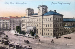Wien. Althanplatz, Franz Josefs Bahnhof, 1916