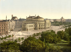 Wien. Burgtheater, between 1890 and 1900