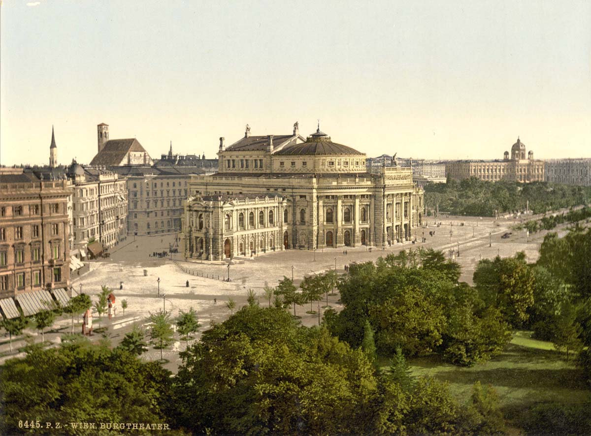Vienna. Burgtheater, between 1890 and 1900