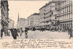 Wien. Carinthian Street (Kärntner Straße), 1904