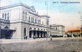 Wien. East Station (Ostbahnhof, Staatsbahnhof), 1917