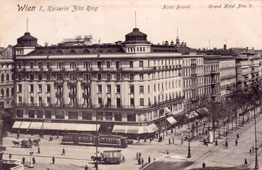 Wien. Empress Zita-Ring, Grand Hotel 'Bristol'