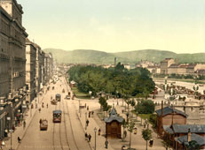 Wien. Francis Joseph Quay, between 1890 and 1900