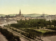 Wien. Franzensring, between 1890 and 1900