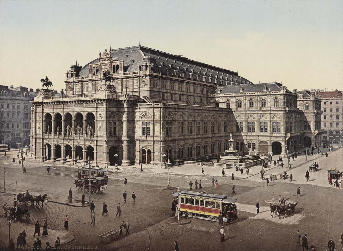 Vienna. Opera House (Opernhaus), between 1890 and 1900