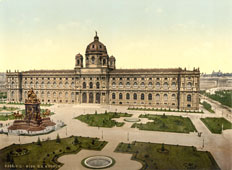 Vienna. The Imperial Museum, between 1890 and 1900
