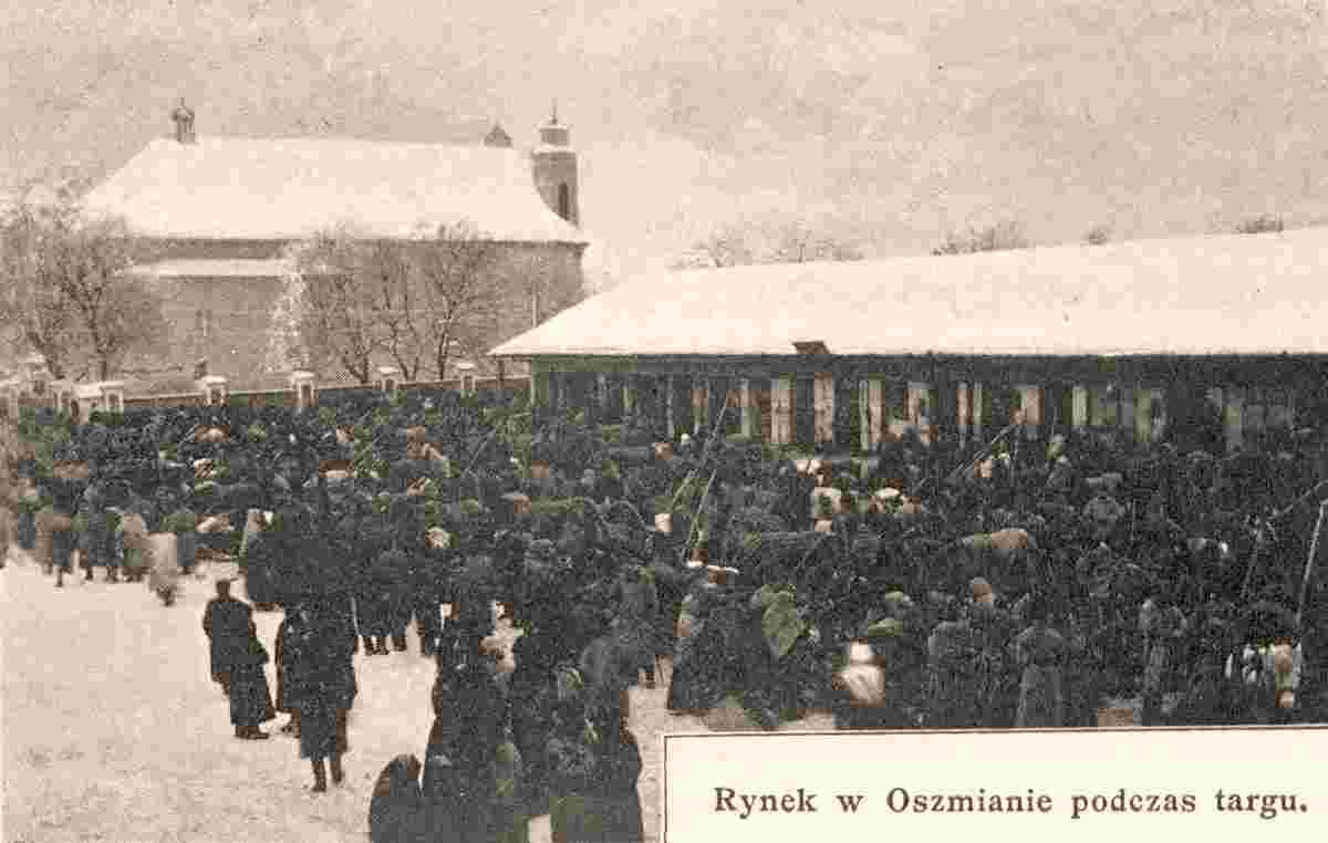Ashmyany. Market day, between 1890 and 1896