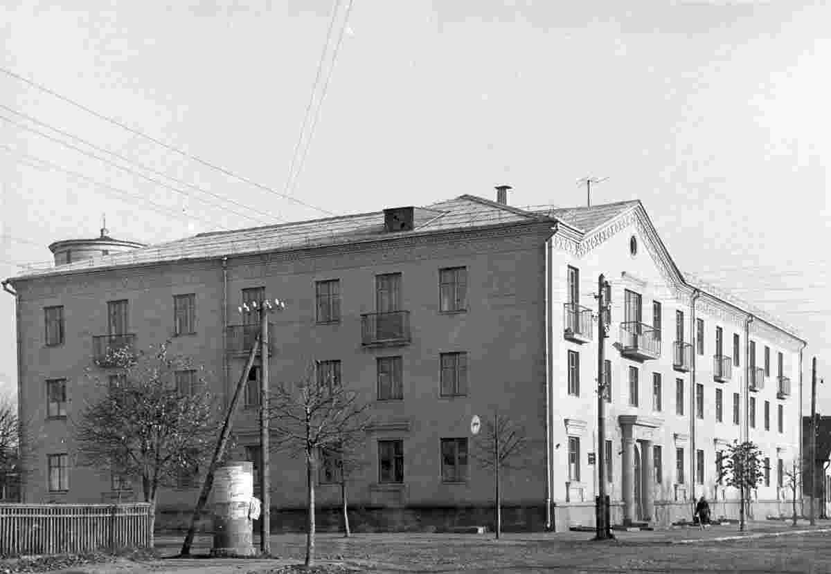 Baranavichy. Dormitory of Technological College, 1975
